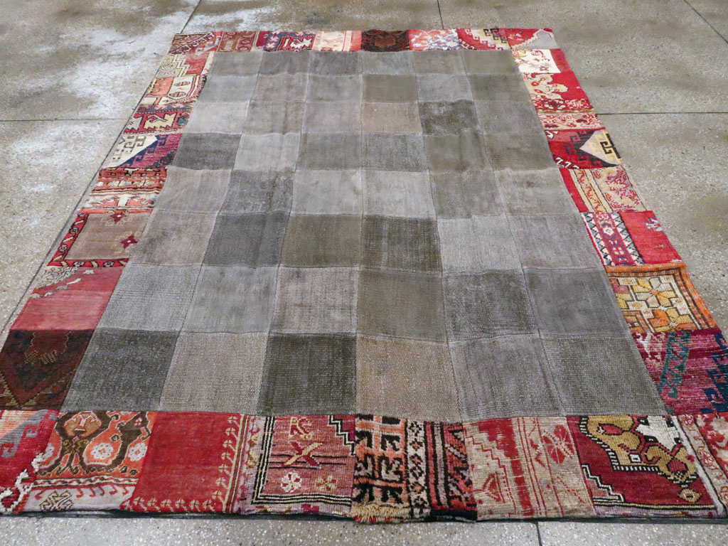 Vintage Patchwork Kilim, No.15967 - Galerie Shabab