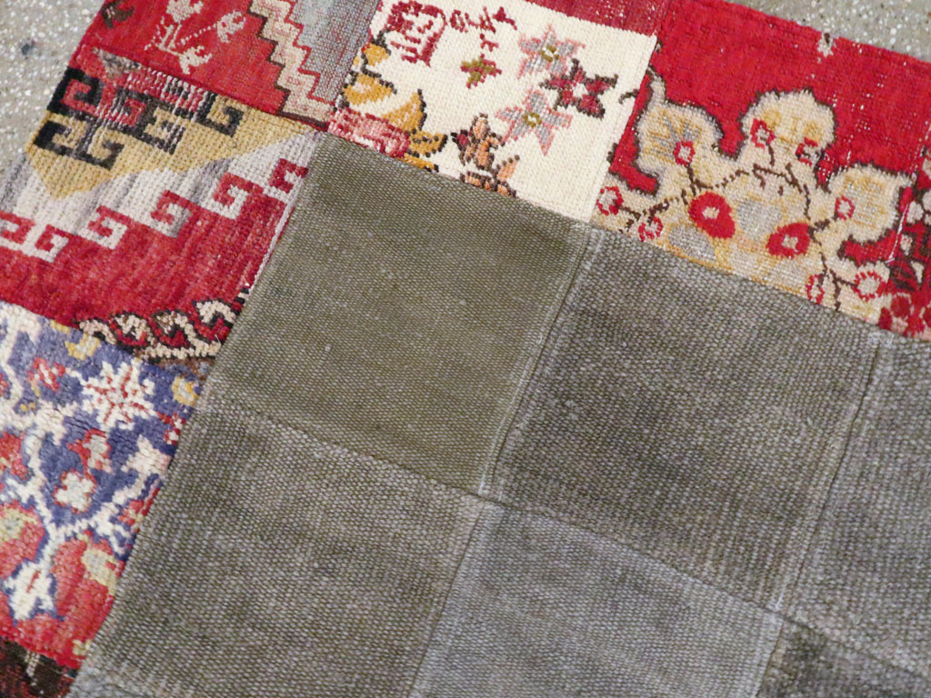 Vintage Patchwork Kilim, No.15967 - Galerie Shabab