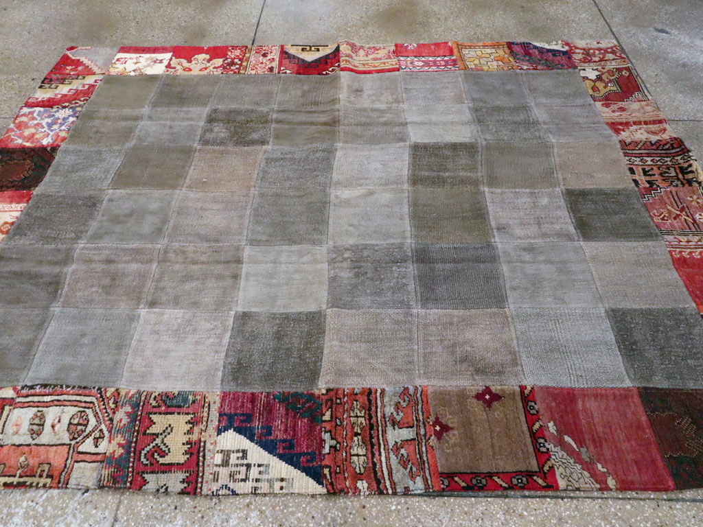 Vintage Patchwork Kilim, No.15967 - Galerie Shabab