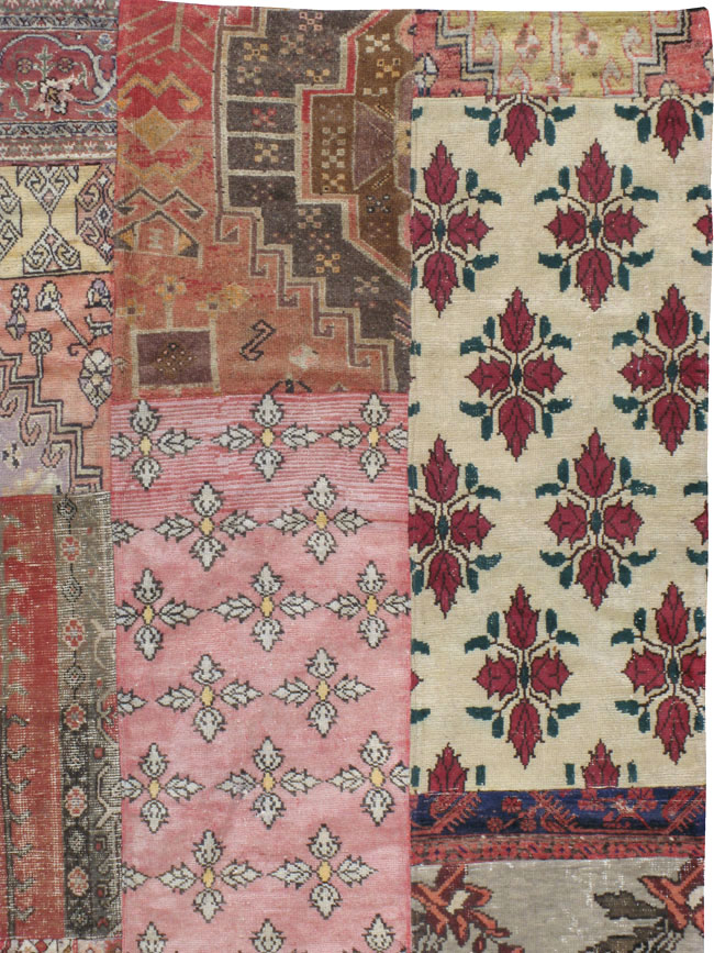 Vintage Turkish Anatolian Patchwork carpet, No.15968 - Galerie Shabab