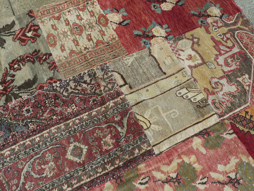 Vintage Turkish Anatolian Patchwork carpet, No.15968 - Galerie Shabab