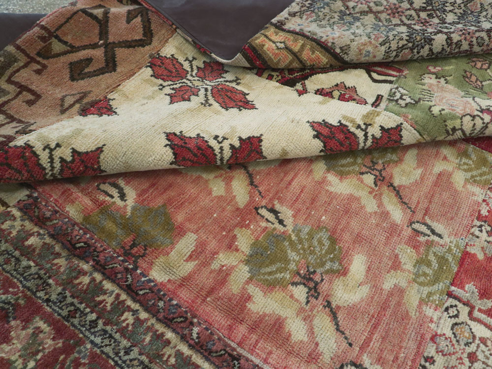 Vintage Turkish Anatolian Patchwork carpet, No.15968 - Galerie Shabab