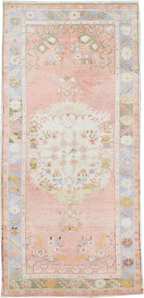 Vintage Oushak Rug, No.15986 - Galerie Shabab
