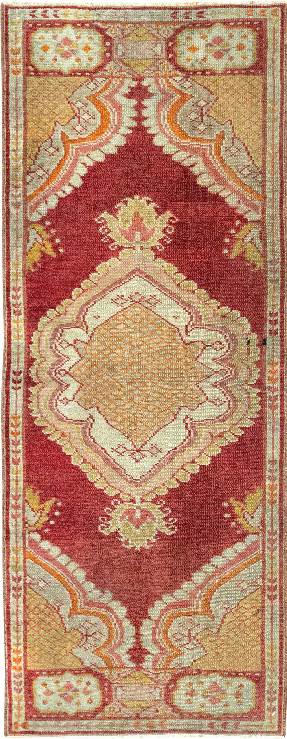 Vintage Turkish Oushak Rug, No.15996 - Galerie Shabab