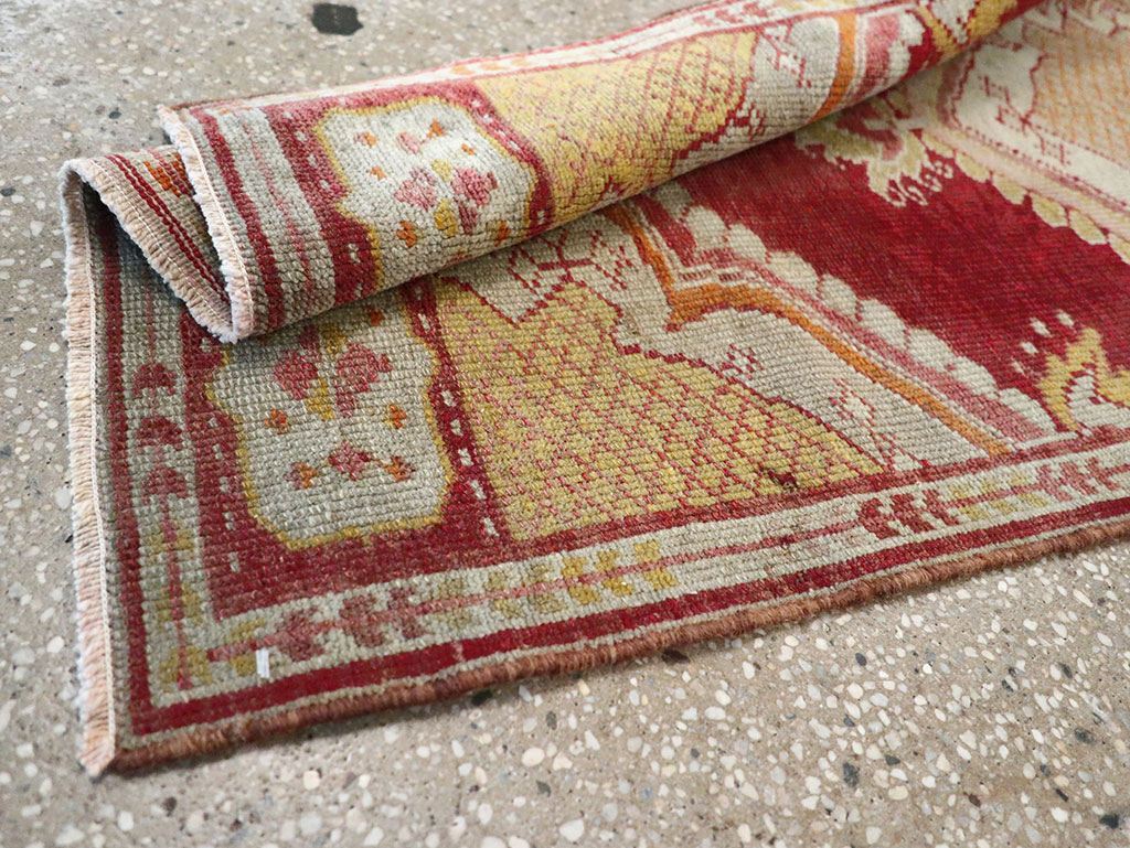 Vintage Turkish Oushak Rug, No.15996 - Galerie Shabab