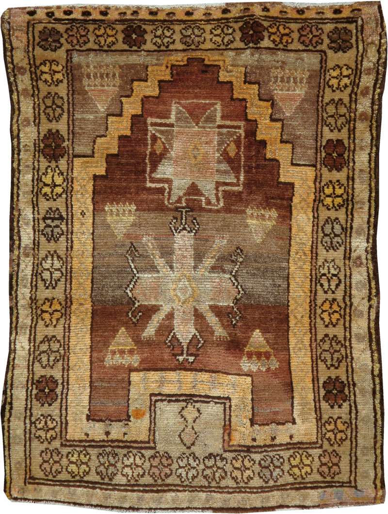 Vintage Turkish Anatolian Rug, No.15997 - Galerie Shabab