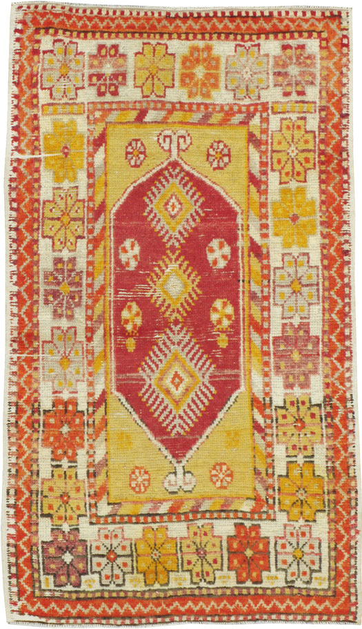 Vintage Turkish Oushak Rug, No.16002 - Galerie Shabab