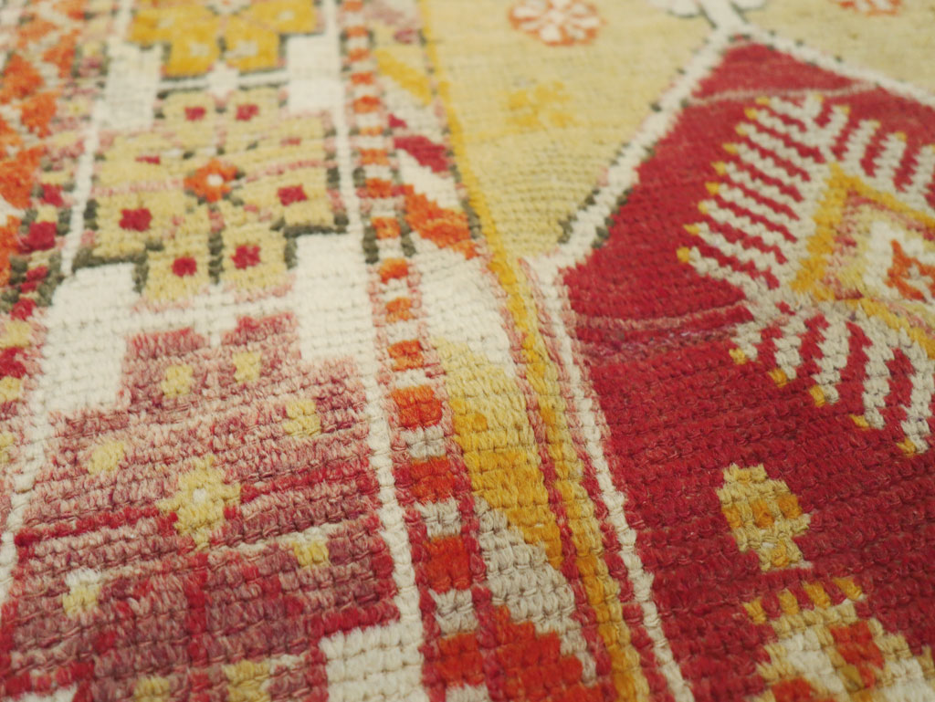 Vintage Turkish Oushak Rug, No.16002 - Galerie Shabab