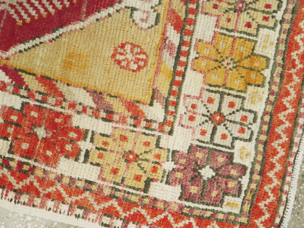 Vintage Turkish Oushak Rug, No.16002 - Galerie Shabab