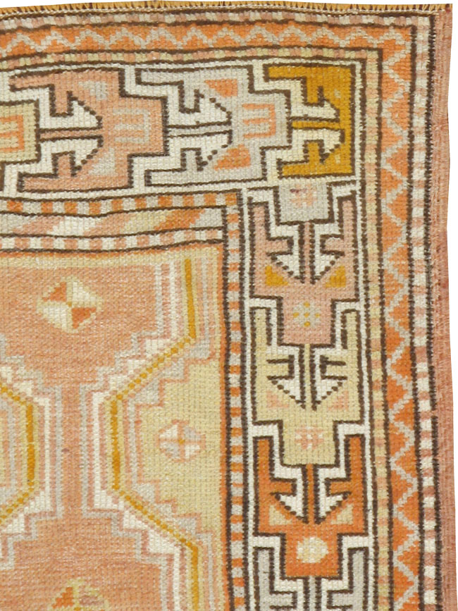 Vintage Turkish Oushak Rug, No.16003 - Galerie Shabab
