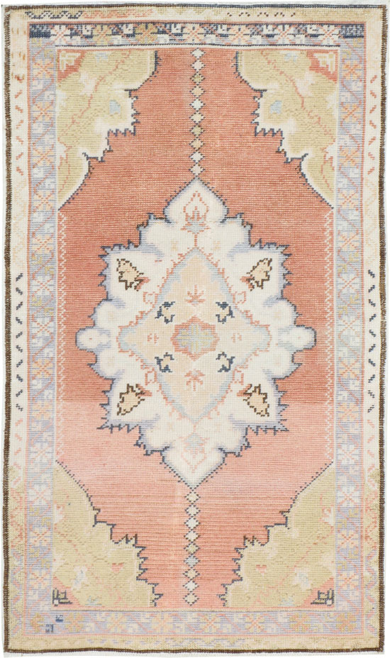 Vintage Oushak Rug, No.16017 - Galerie Shabab