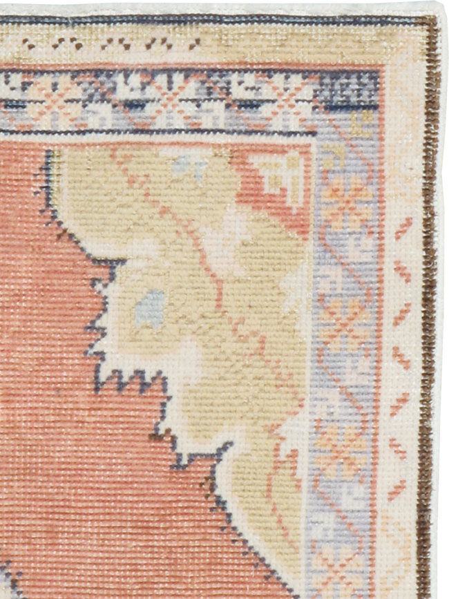 Vintage Oushak Rug, No.16017 - Galerie Shabab