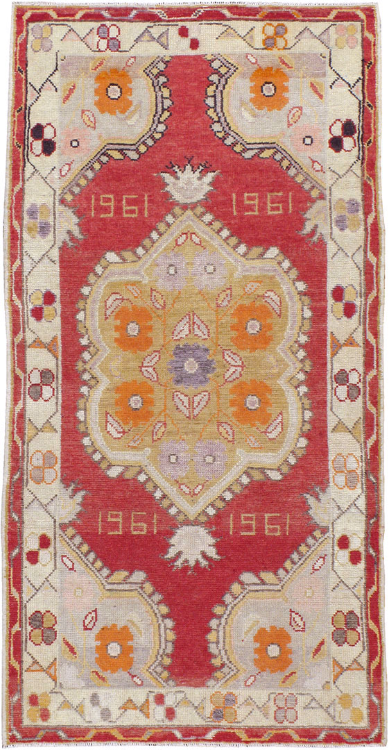 Vintage Turkish Oushak Rug, No.16019 - Galerie Shabab