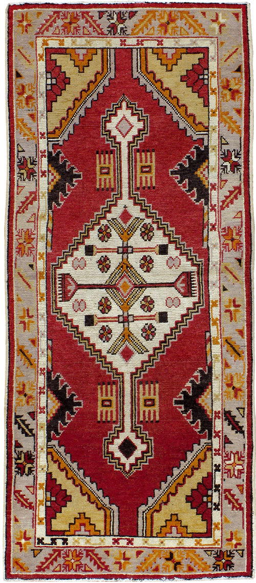 Vintage Turkish Oushak Rug, No.16020 - Galerie Shabab