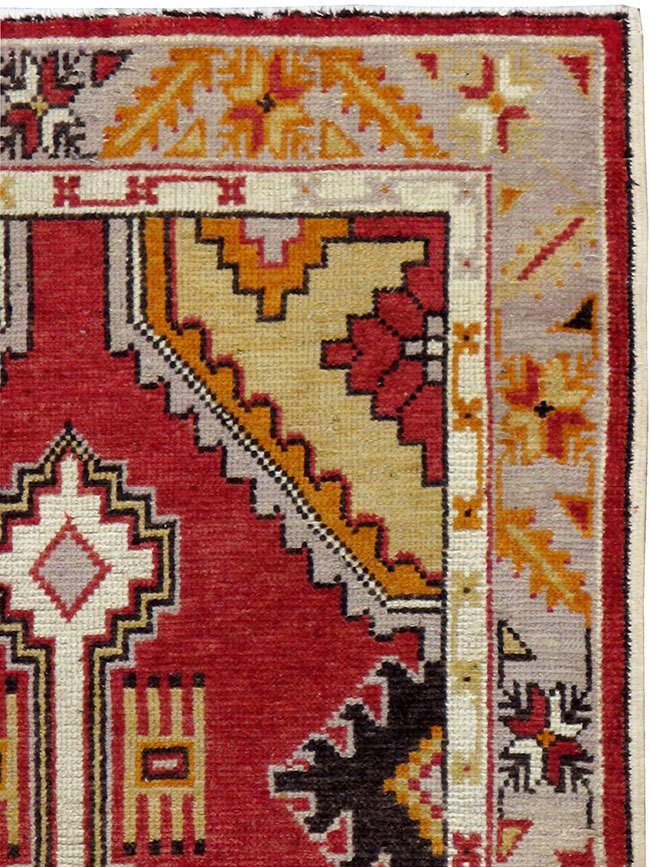 Vintage Turkish Oushak Rug, No.16020 - Galerie Shabab