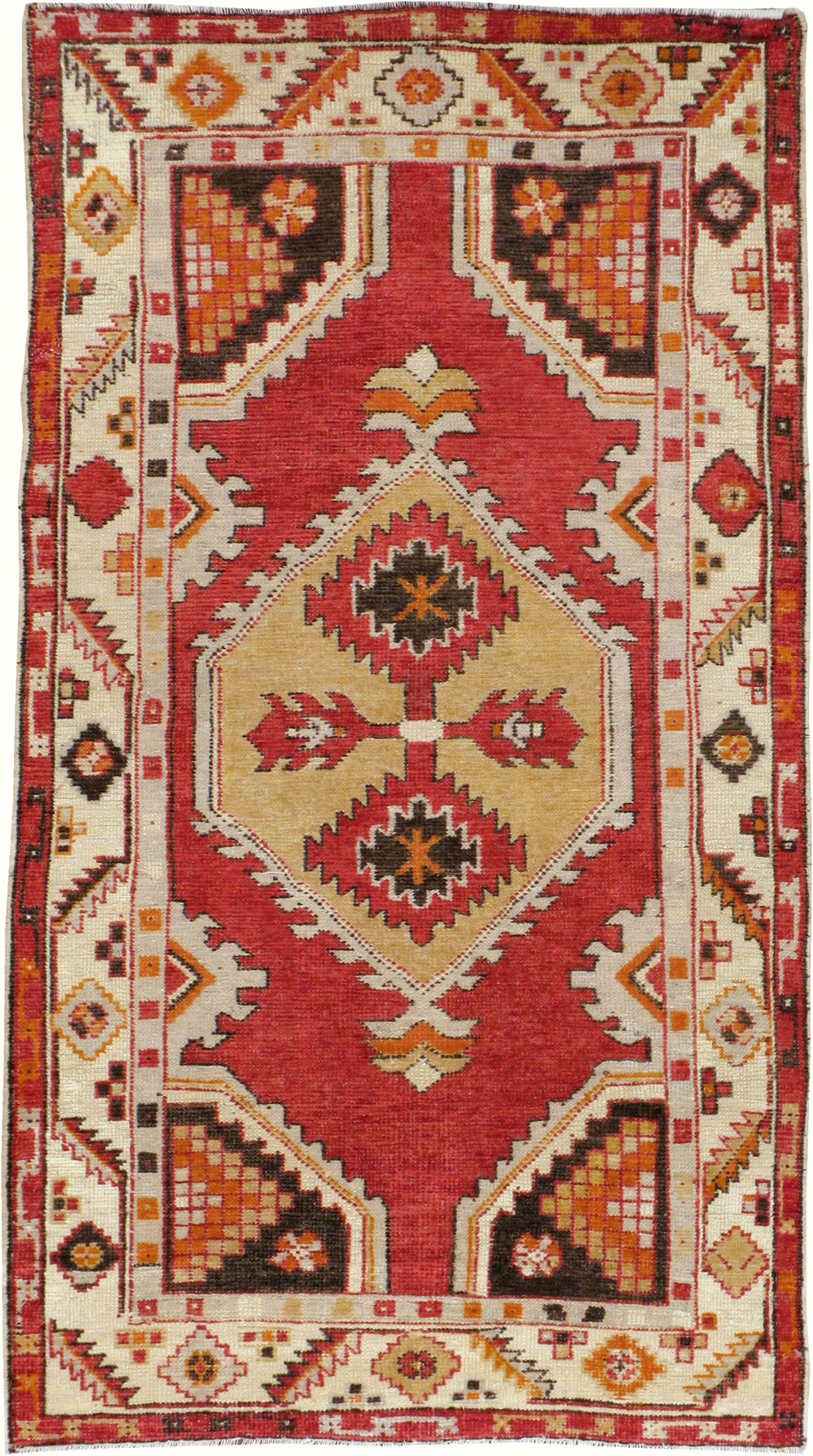 Vintage Turkish Oushak Rug, No.16021 - Galerie Shabab