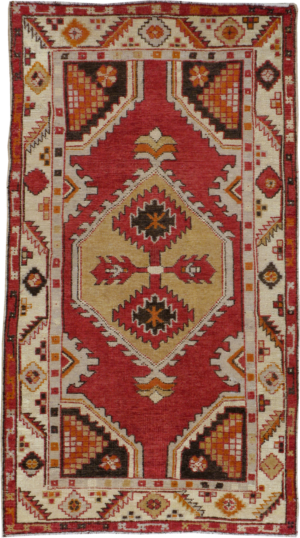 Vintage Turkish Oushak Rug, No.16021 - Galerie Shabab