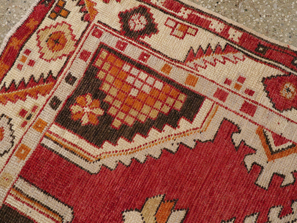 Vintage Turkish Oushak Rug, No.16021 - Galerie Shabab