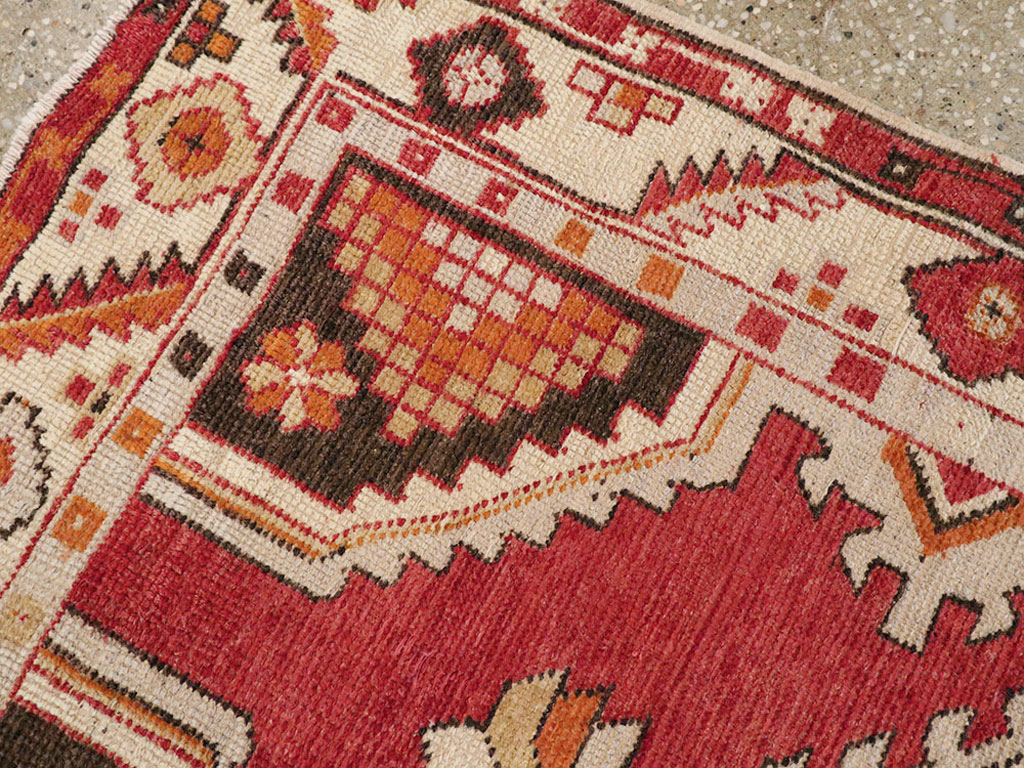 Vintage Turkish Oushak Rug, No.16021 - Galerie Shabab