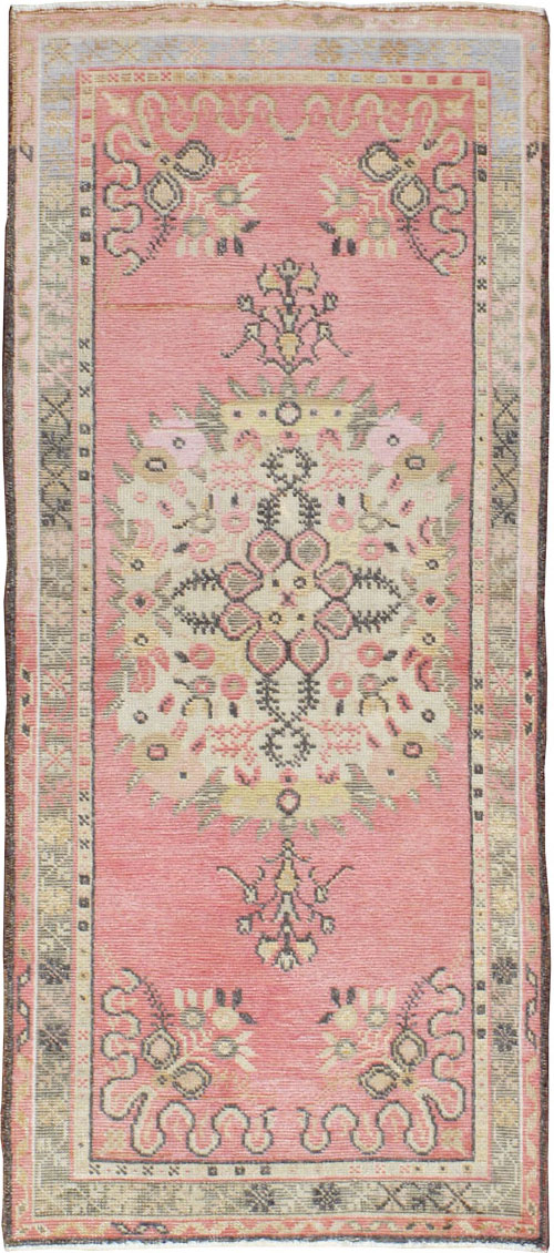 Vintage Turkish Oushak Rug, No.16023 - Galerie Shabab