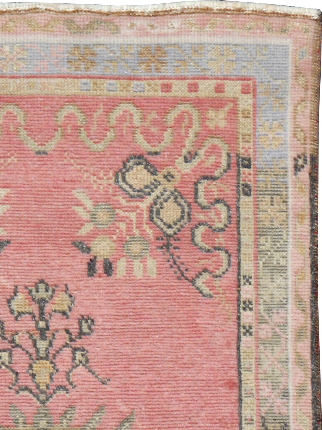 Vintage Turkish Oushak Rug, No.16023 - Galerie Shabab