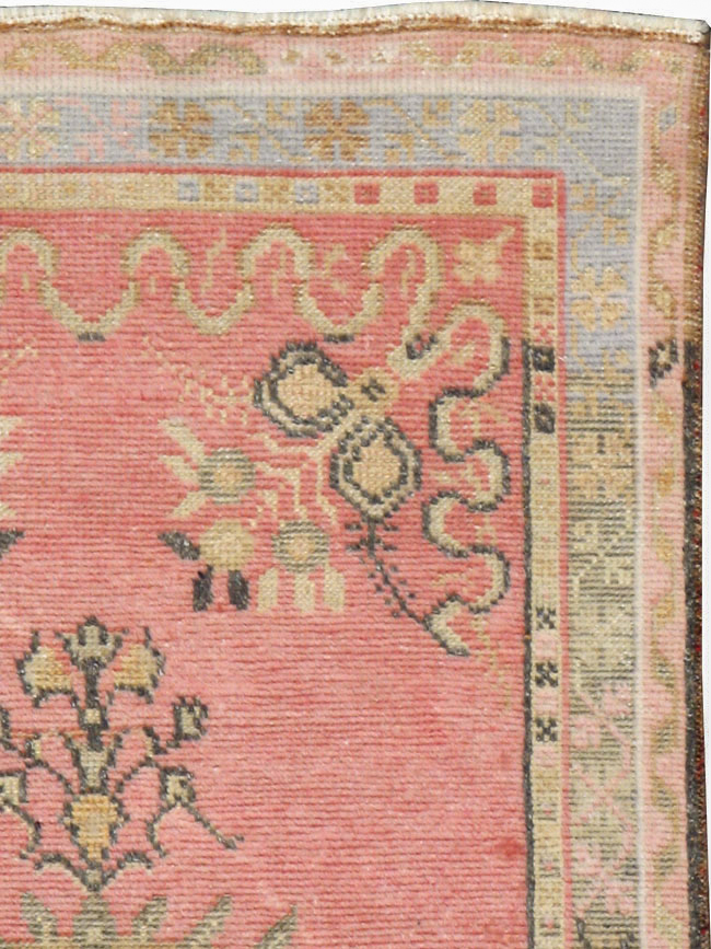Vintage Turkish Oushak Rug, No.16023 - Galerie Shabab