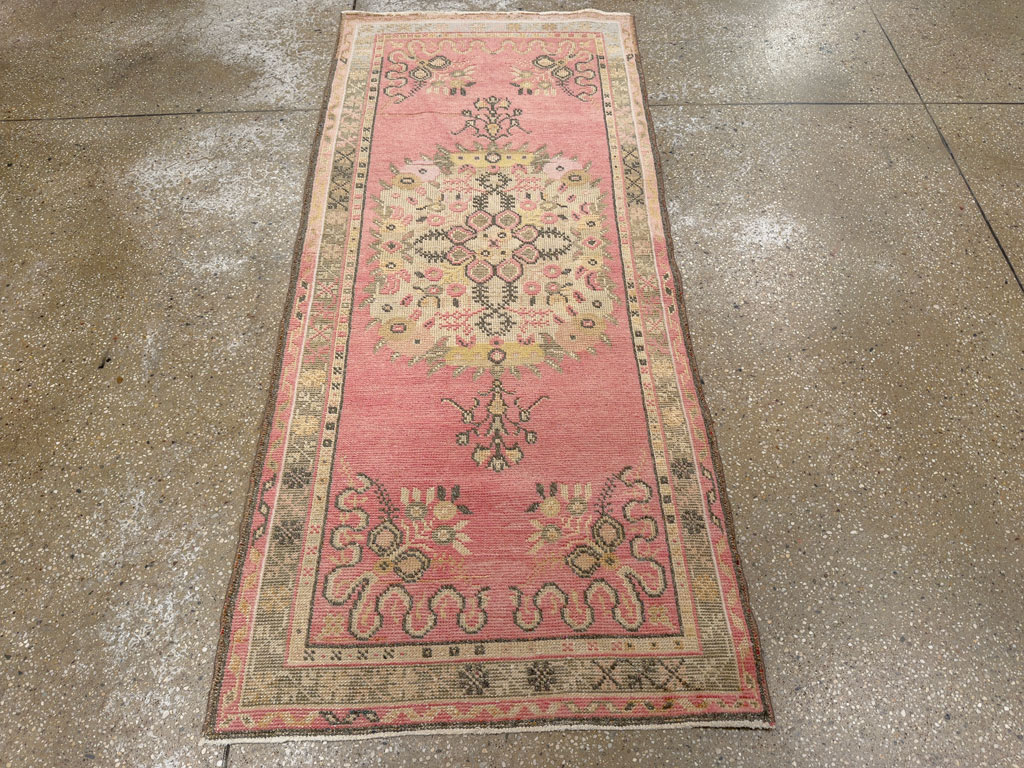 Vintage Turkish Oushak Rug, No.16023 - Galerie Shabab