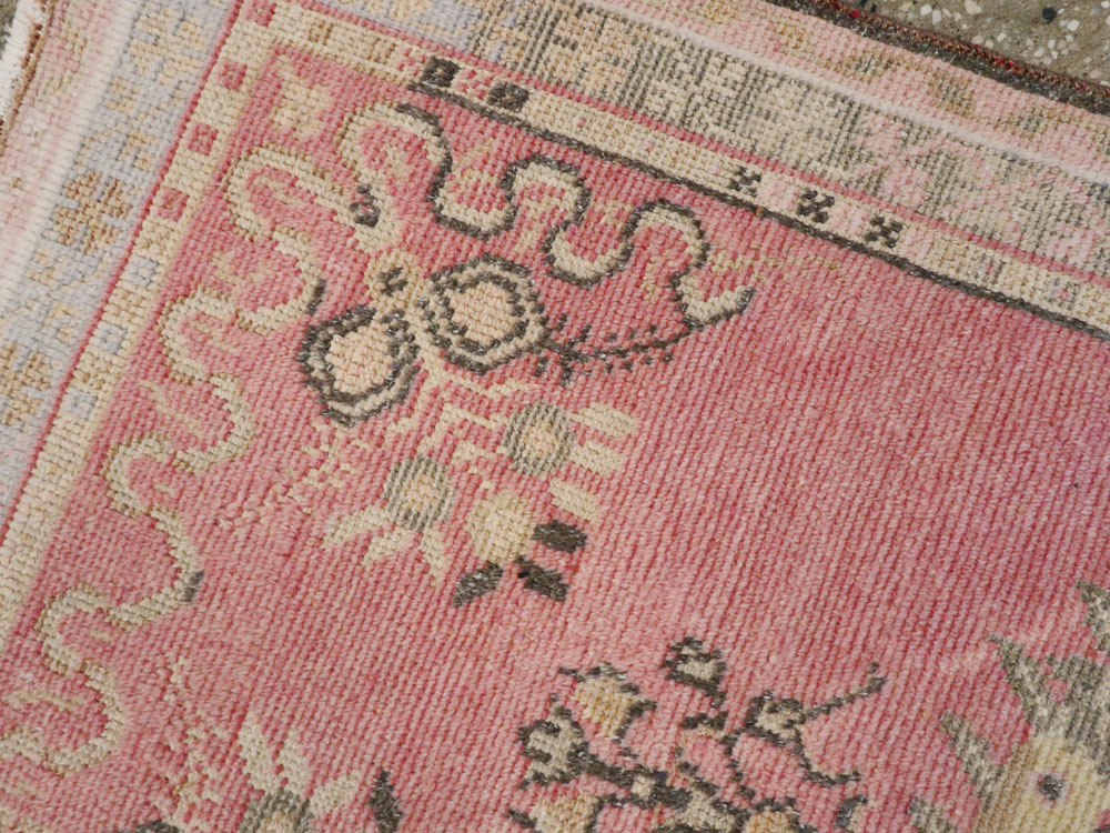 Vintage Turkish Oushak Rug, No.16023 - Galerie Shabab