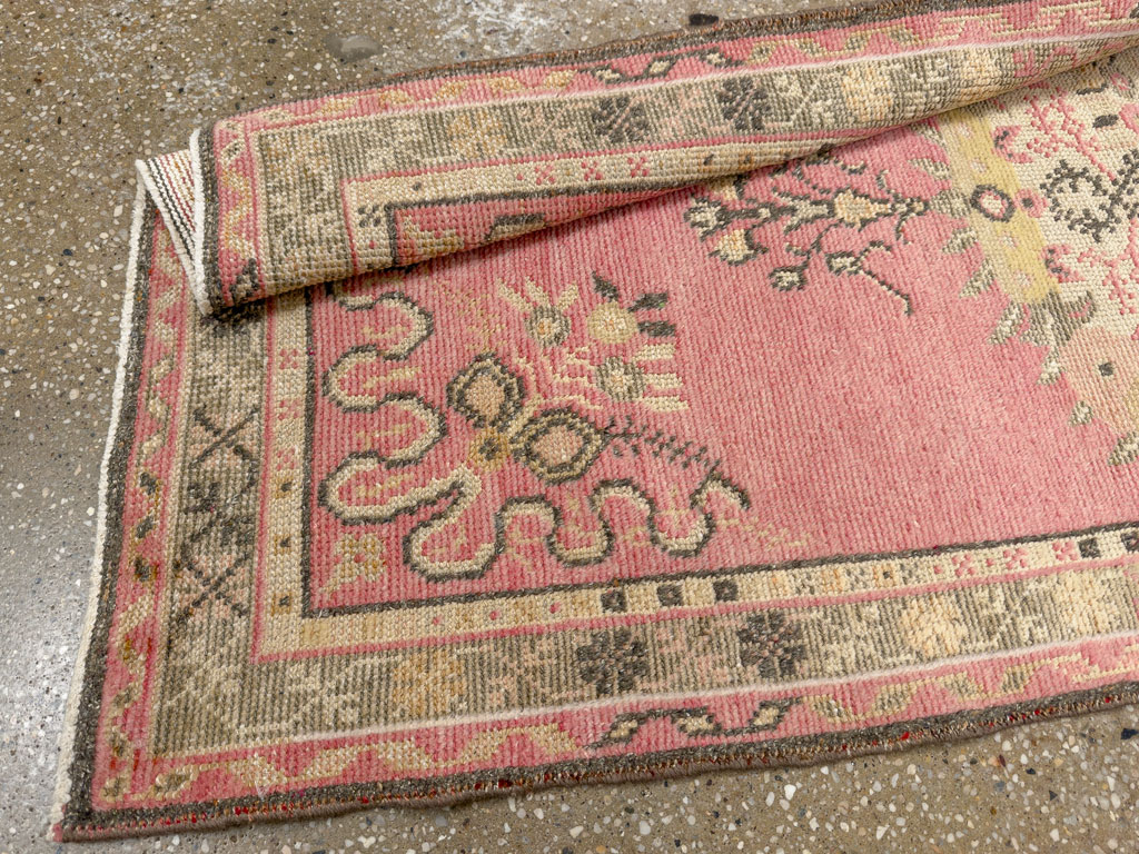 Vintage Turkish Oushak Rug, No.16023 - Galerie Shabab