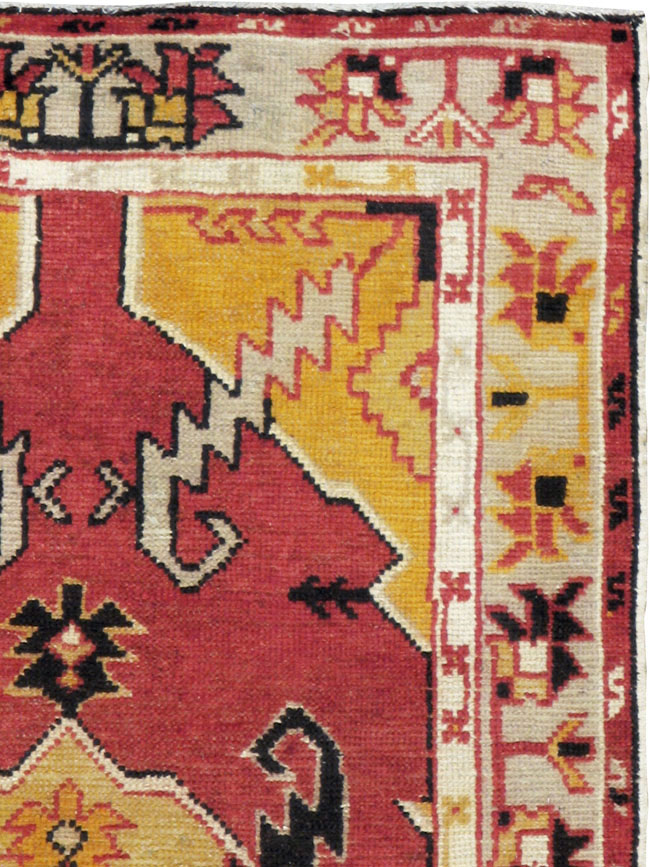 Vintage Turkish Oushak Rug, No.16024 - Galerie Shabab