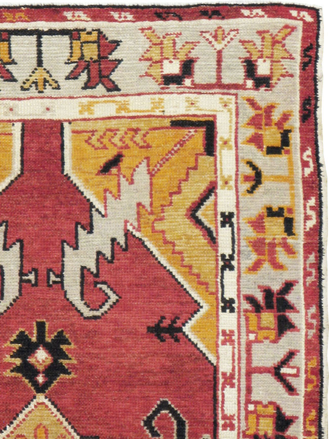 Vintage Turkish Oushak Rug, No.16024 - Galerie Shabab