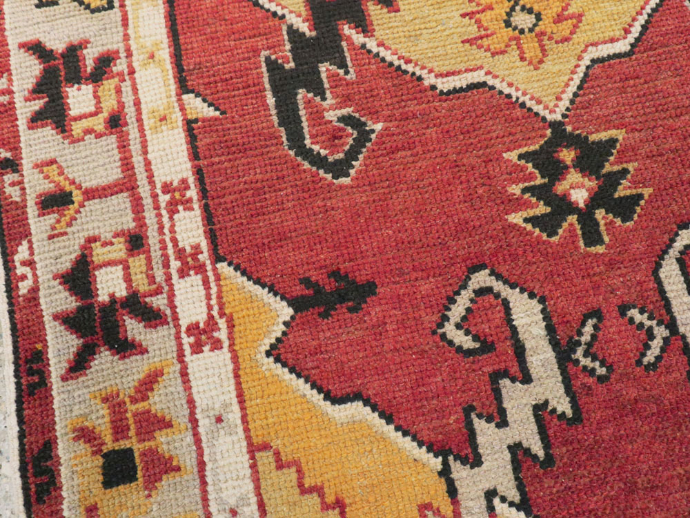 Vintage Turkish Oushak Rug, No.16024 - Galerie Shabab