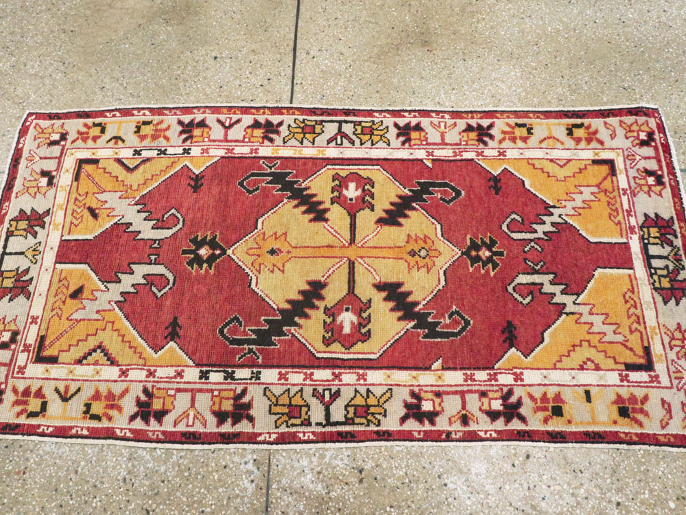 Vintage Turkish Oushak Rug, No.16024 - Galerie Shabab