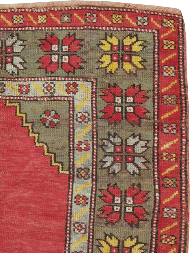 Antique Oushak Rug, No.16027 - Galerie Shabab