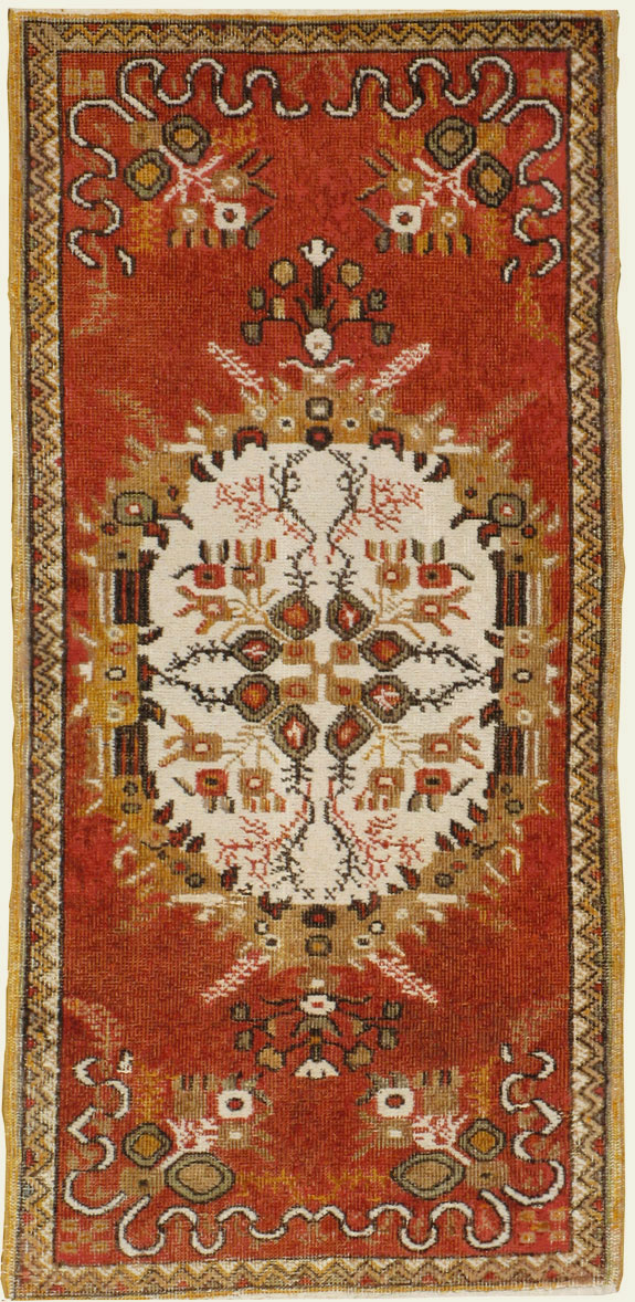 Vintage Turkish Oushak Rug, No.16028 - Galerie Shabab