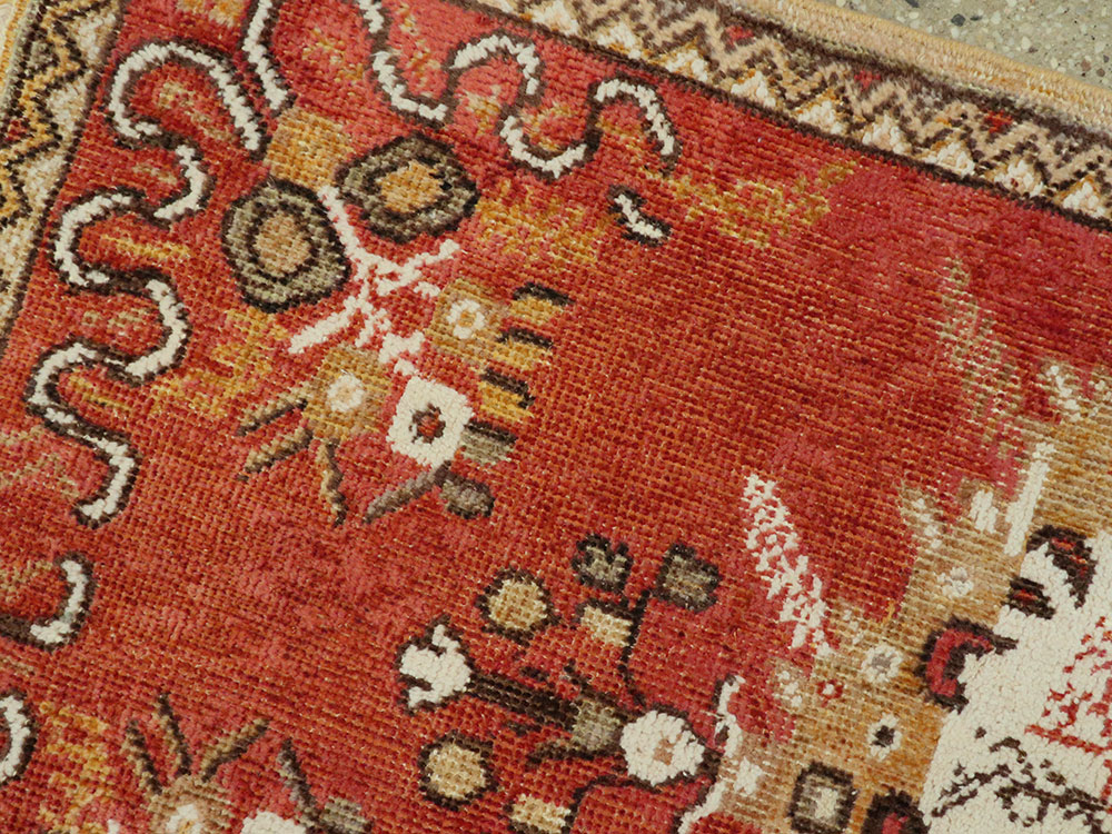 Vintage Turkish Oushak Rug, No.16028 - Galerie Shabab