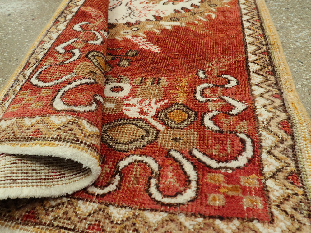 Vintage Turkish Oushak Rug, No.16028 - Galerie Shabab