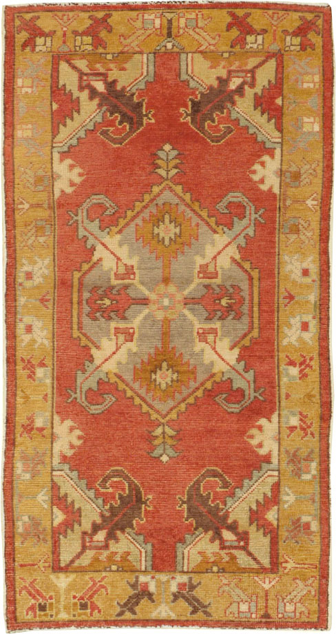 Vintage Turkish Oushak Rug, No.16031 - Galerie Shabab