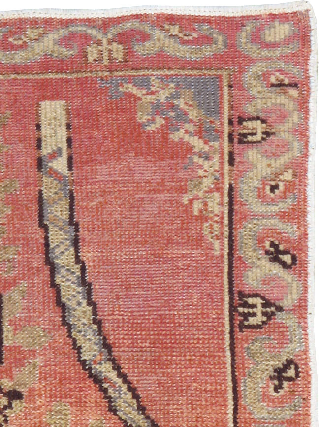 Vintage Turkish Oushak Rug, No.16035 - Galerie Shabab