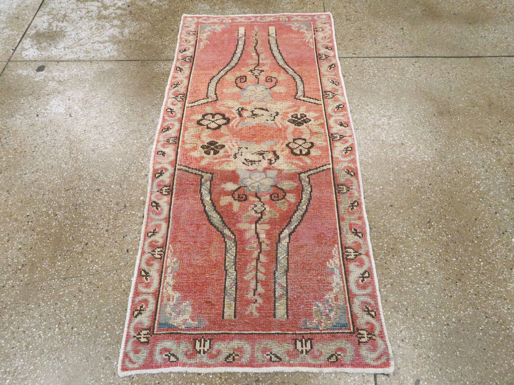 Vintage Turkish Oushak Rug, No.16035 - Galerie Shabab