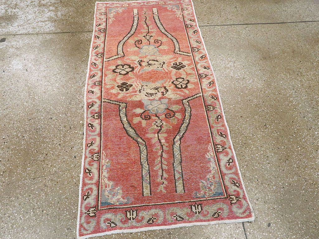 Vintage Turkish Oushak Rug, No.16035 - Galerie Shabab