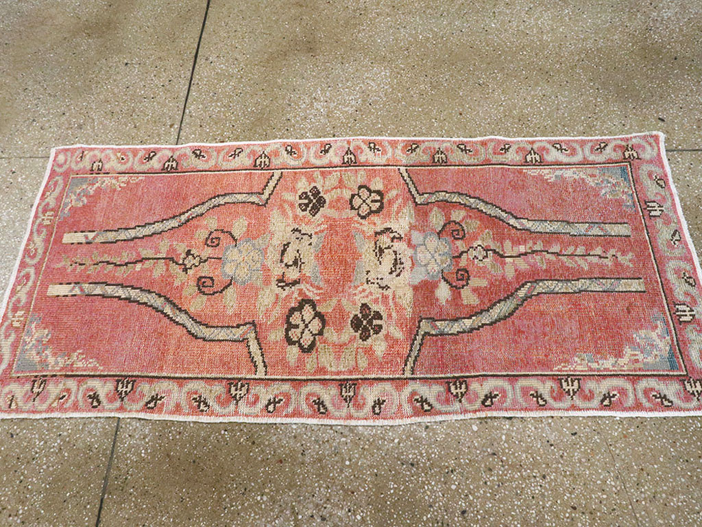 Vintage Turkish Oushak Rug, No.16035 - Galerie Shabab