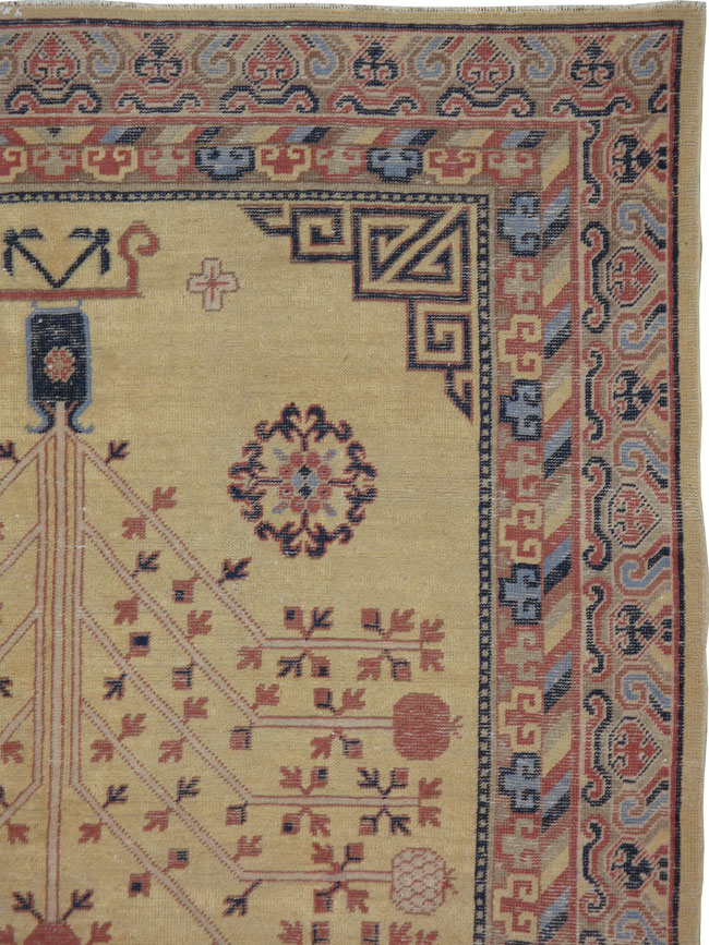 Antique East Turkestan Khotan Rug, No.16050 - Galerie Shabab