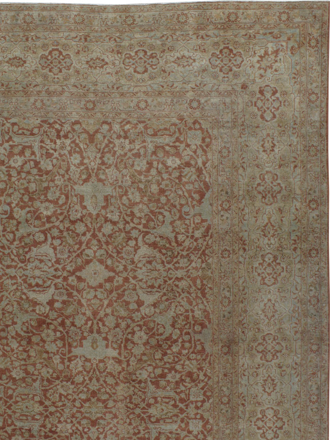 Antique Tabriz Carpet, No.16074 - Galerie Shabab