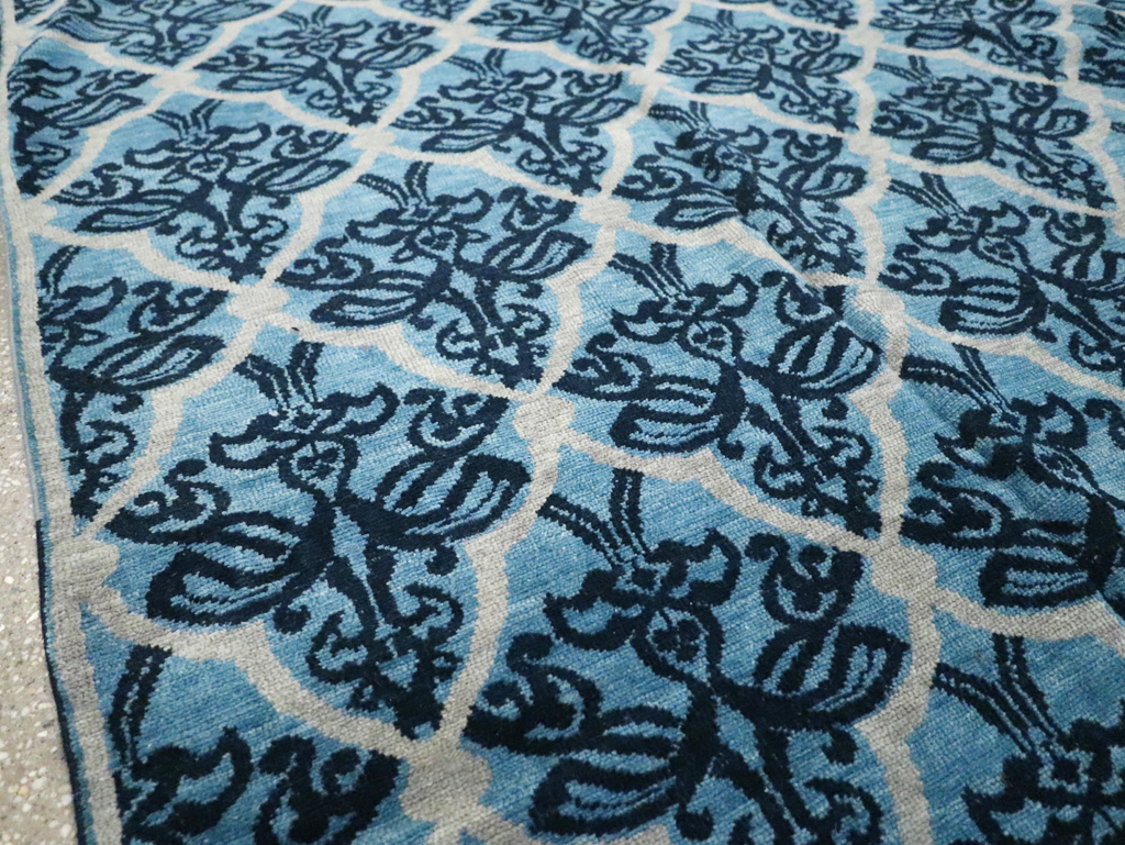 Vintage Persian Modernist Malayer Carpet, No.16082 - Galerie Shabab