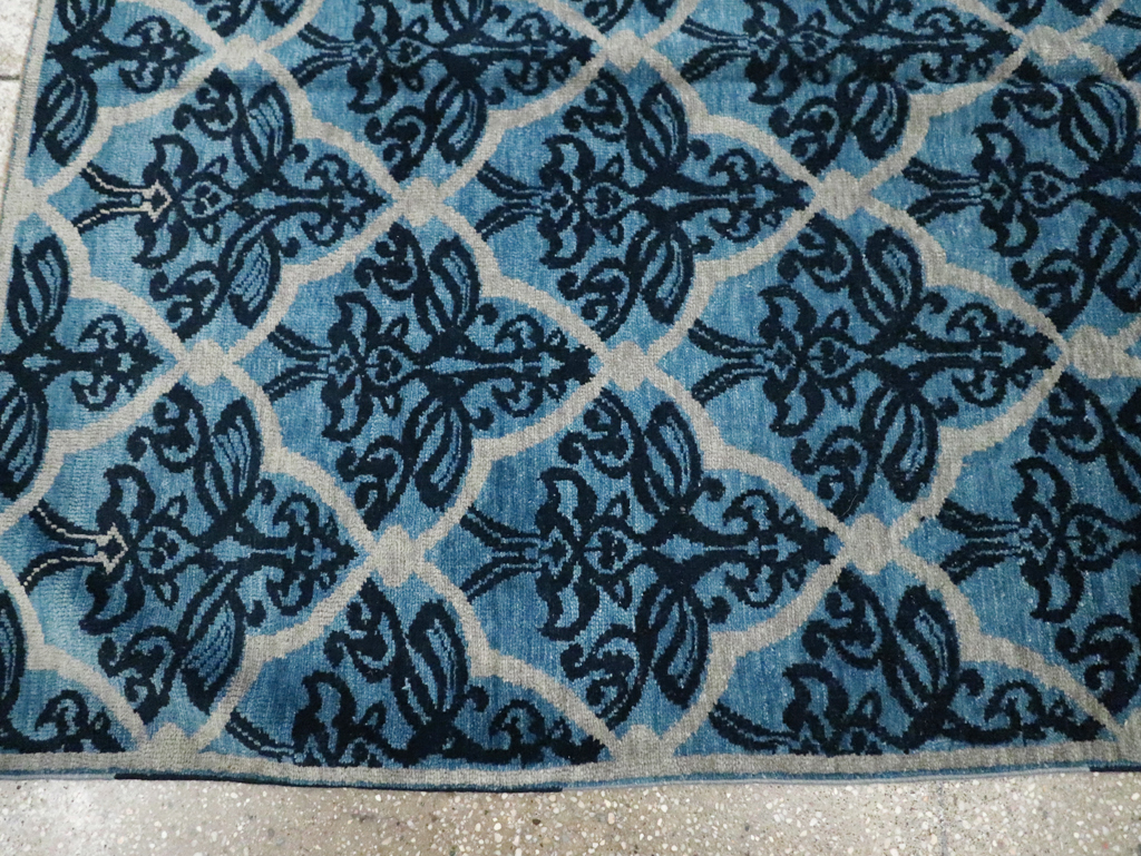 Vintage Persian Modernist Malayer Carpet, No.16082 - Galerie Shabab