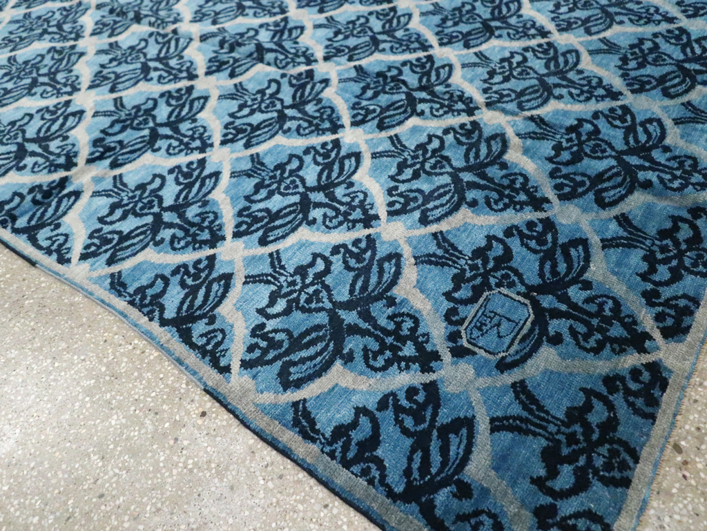 Vintage Persian Modernist Malayer Carpet, No.16082 - Galerie Shabab