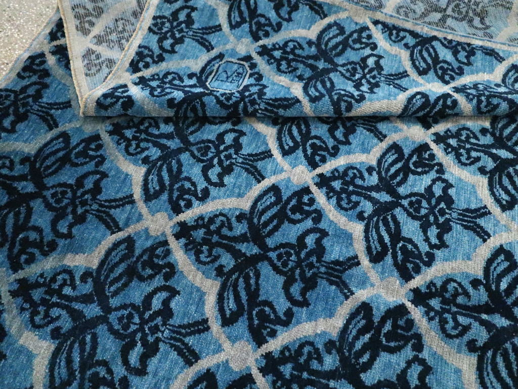 Vintage Persian Modernist Malayer Carpet, No.16082 - Galerie Shabab