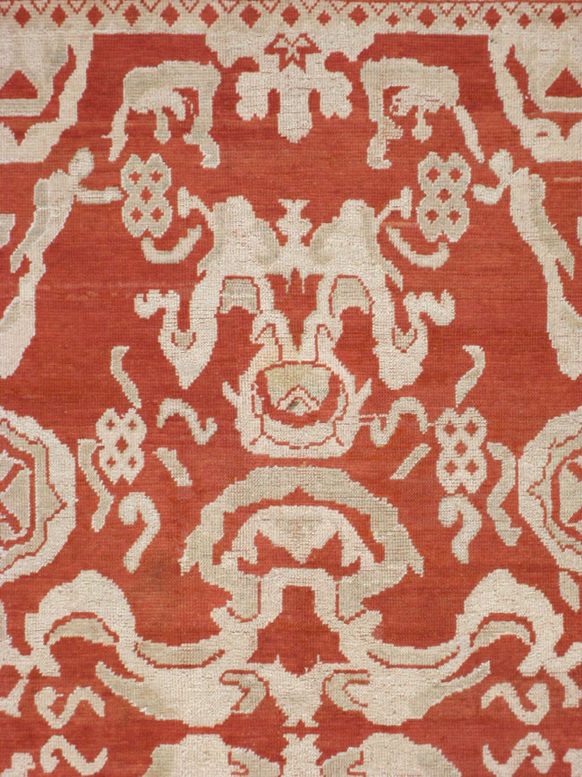 Antique Turkish Oushak Carpet, No.16084 - Galerie Shabab