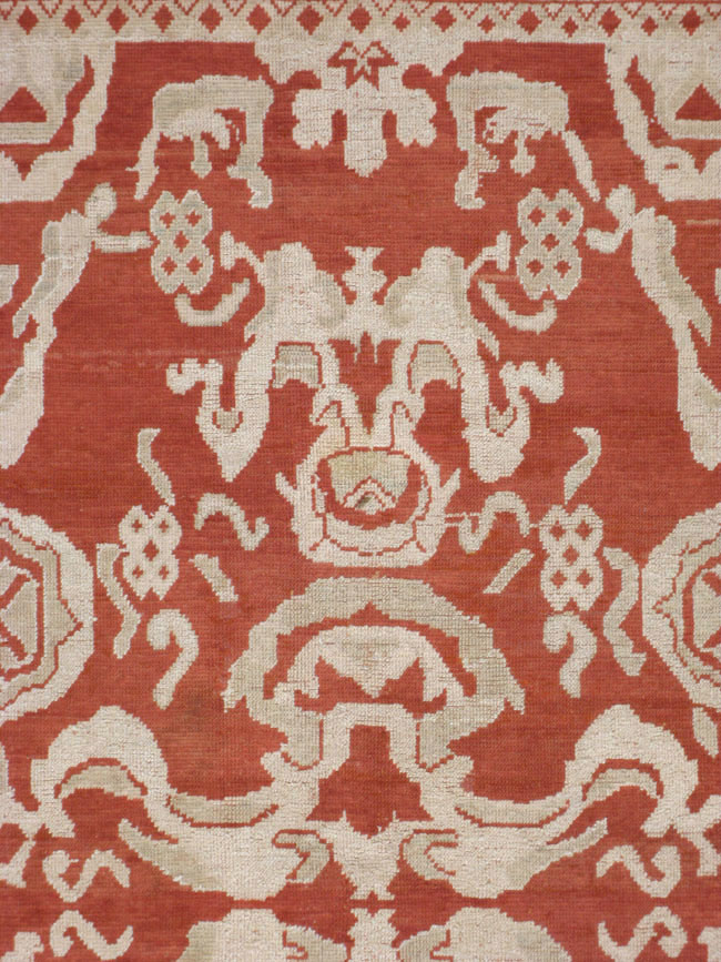 Antique Turkish Oushak Carpet, No.16084 - Galerie Shabab